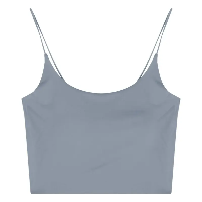 Áo Vest Liền Mạch Lụa Lạnh Nâng Ngực, Phong Cách Hàn Quốc, Gợi Cảm Và Dễ Thương, Hai Dây Liền Mạch, Lưng Đẹp, Có Đệm Ngực, Áo Ống, Có Thể Mặc Ngoài Đồ Lót 7
