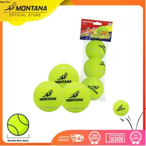 MONTANA Bola Tenis 3 Pcs Rebound 0.95-1.10 Tennis Ball Sport Bola Kasti TTB-3