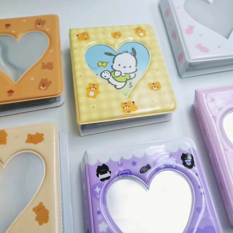 Product Introduction of Đóng Gáy Thẻ Kpop, 36 Thẻ, Sách Danh Thiếp, Giá Đỡ Ảnh Thẻ, Album Ảnh Gấu Dễ Thương, Hình Ảnh khoét Trái Tim 3 Inch, Hộp Đựng Ảnh 23