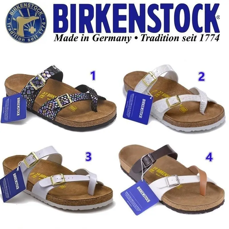 Birkenstocks Man/Woman Classic Cork Slippers Mayari Beach Casual Shoes Series 35-46 EE
