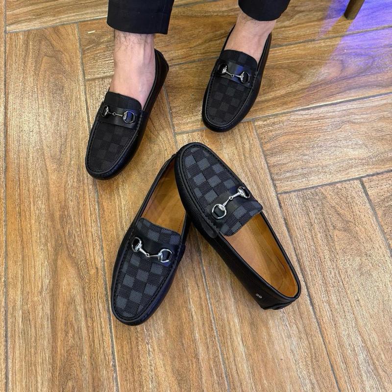 Giầy Lười Mọi Nam Da Cao CẤp Kẻ KaRo ,Mác Hợp Kim Chông Rỉ Đế Cao Su Mềm Mại ÊM Chân ,Hỗ TRợ Đổi Size Có Bảo Hành. GiàY Jean