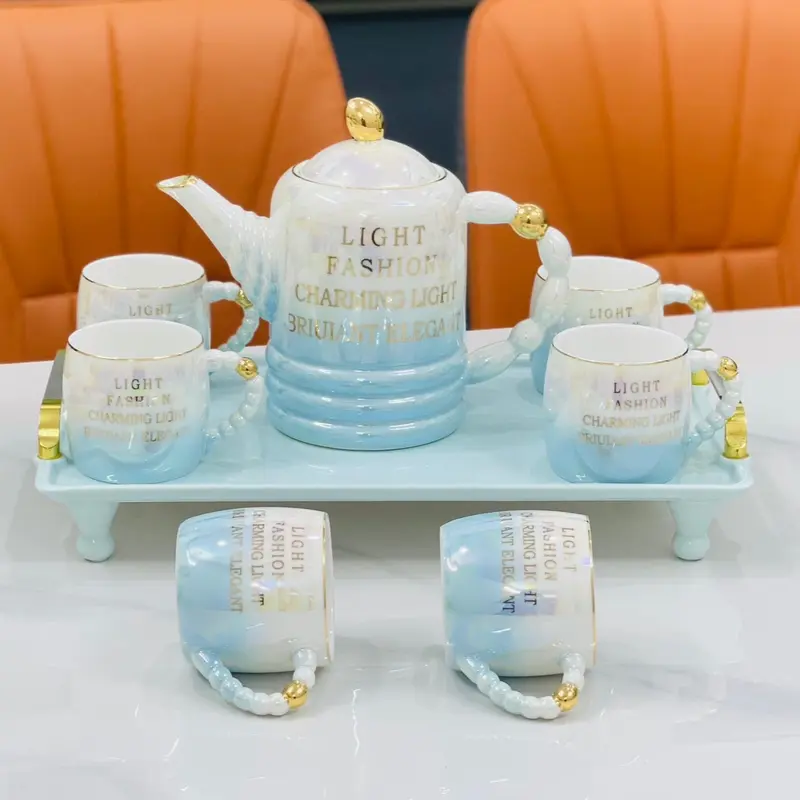 Bộ tách cà phê trà phong cách Bắc Âu Ceramic (Bộ đầy đủ) 1
