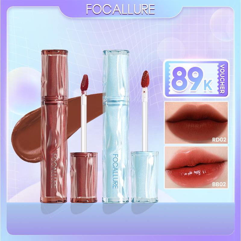 【 Voucher 89K  FOCALLURE Bộ 2 thỏi son  Pro-blur Airy Velvety Son+Son Tint Bóng Hỗ Trợ Môi Căng Bóng Mọng Nước Phong Cách Hàn Quốc Trong Veo Đầy Đặn Sắc Tố Cao