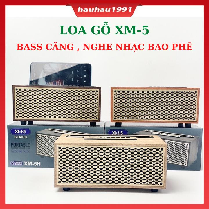 Loa bluetooth XM5 , thiết kế cổ điển sang trọng ,có giá để điện thoại ,âm thanh cực hay.