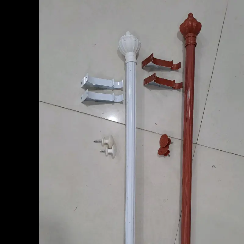 thanh treo rèm  cửa sô găn tuong chất lieu nhôm sơn tinh điện 4