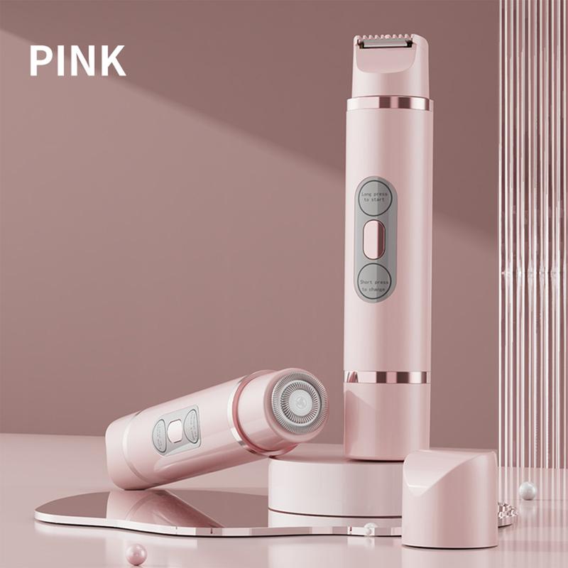 Women Shaver Efficient Hair Removal Tool Rechargeable Hair Trimmer Plastic Texture for Face Lip Chin Wet and Dry Use 7