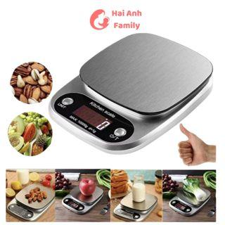 Cân tiểu ly điện tử nhà bếp mini định lượng 1g - 10kg - tặng kèm 2 pin AAA