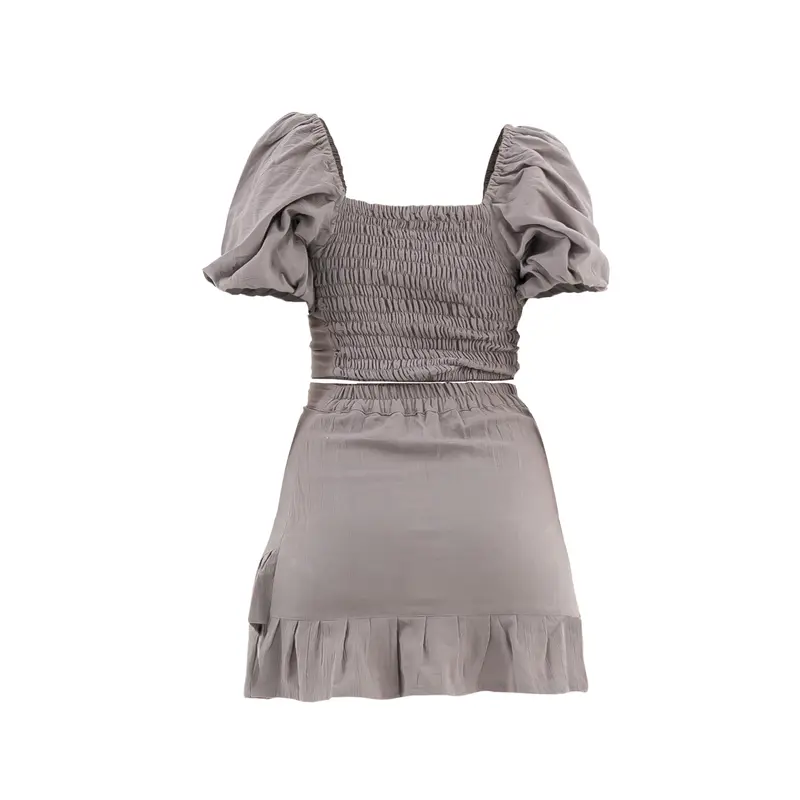 [GURLBUCKET] Canzy Set / Top / Skirt / Atasan / Rok / Oneset Linen “Pakaian Wanita” 8
