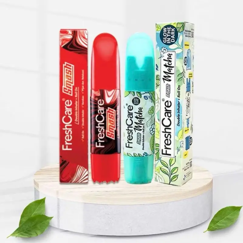 Freshcare Smash Ori & Matcha Roll on + Inhaler 0