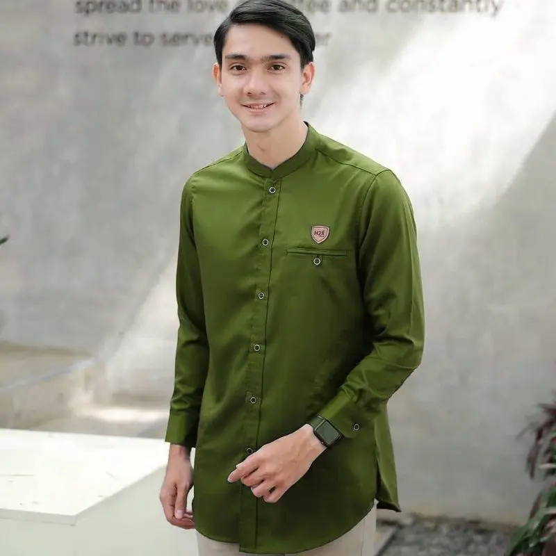 Baju Koko Lengan Panjang Model Paspol 6