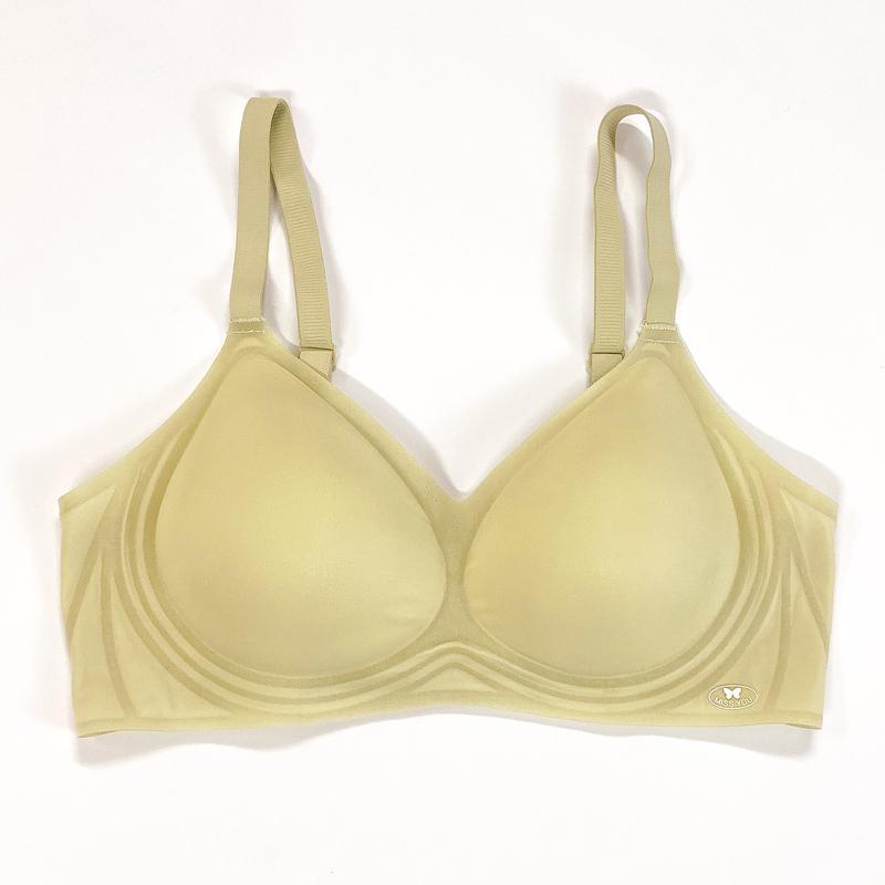 Áo ngực women không gọng vải su lụa cài lưng nhiều màu đủ size AN8273 Bra Tua Rua Nhung áo  lưng su thạch Nhung Tăm 5