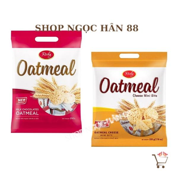 Bánh Yến Mạch Richy Oatmeal Sữa /Phô mai Gói 250G