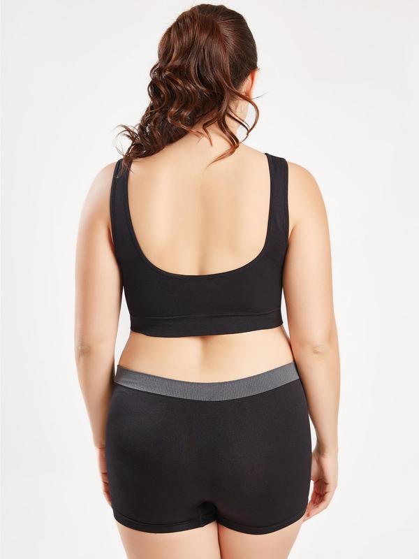 Women's Solid Ruched Backless Sports Bra, Wireless Push Up Bra, Breathable Comfortable Sports Bra for Yoga Gym Workout, Women's Lingerie 7
