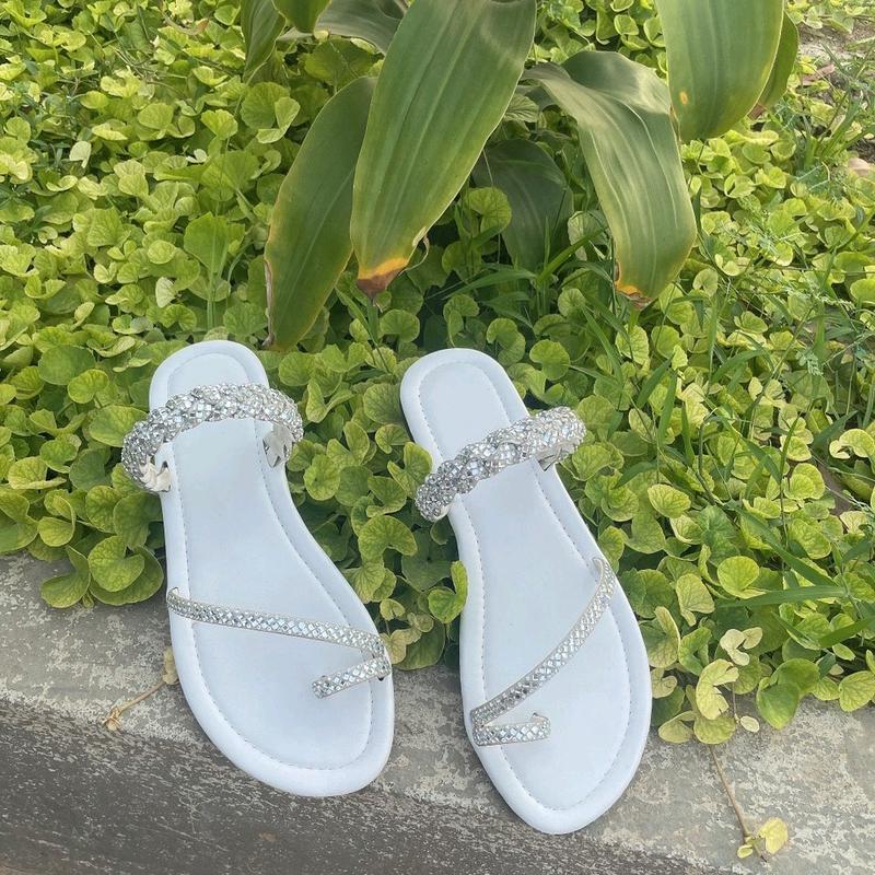 Dép bệt mũi tròn full dây đá bigsize 35-45 DéP Shoes