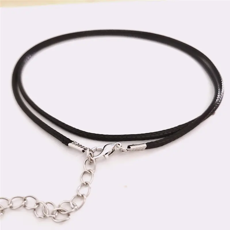 Dây Vòng Cổ Mặt Dây Chuyền, Da Đen, Phụ Kiện Vòng Cổ, Bán Buôn, Dây Da, Mặt Dây Chuyền, Thích Hợp Cho Vòng Cổ 0