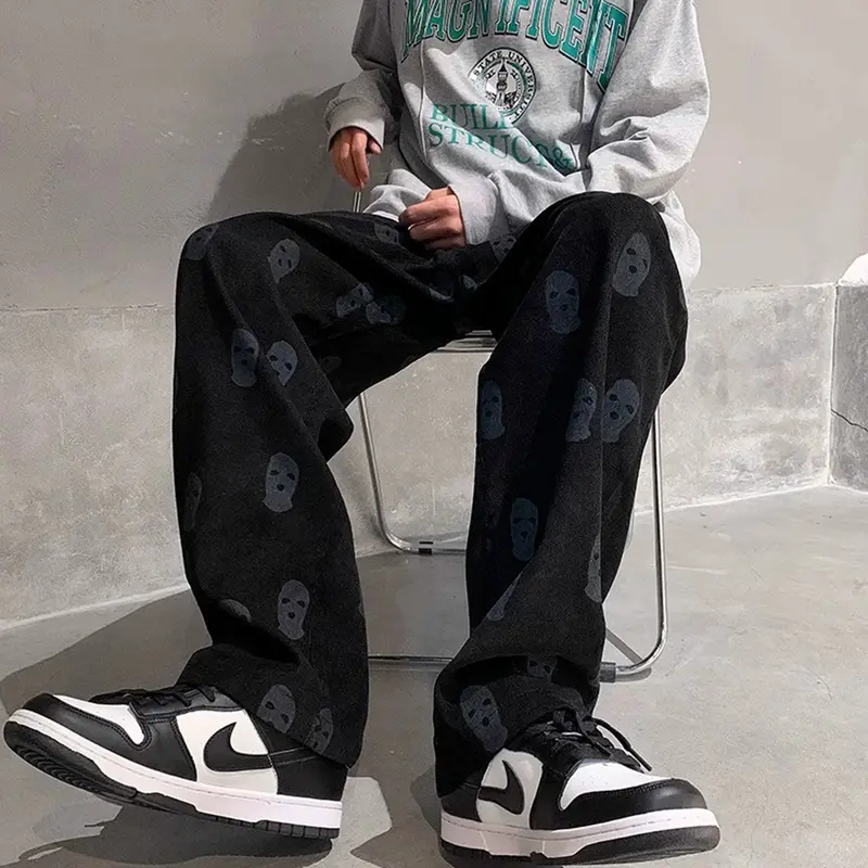 celana panjang pria celana angkle pants pria celana casual celana pria korean style celana pria korean style longgar celana murah celana Tartan Katun Dewasa Hitam Fit Formal Motif Pendek Santai Cowok Ankle Kotak 6