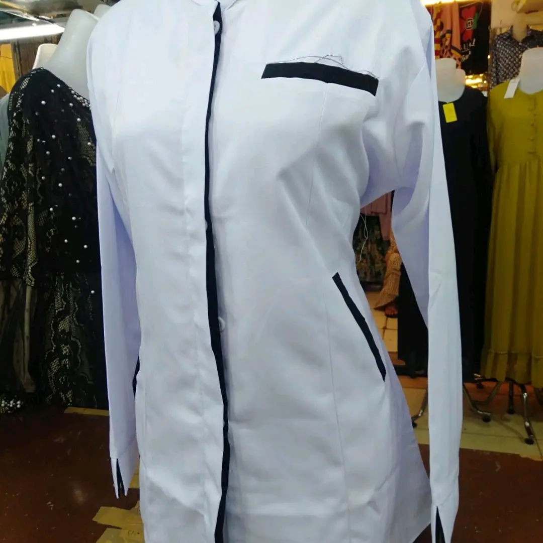 Baju dinas hitam putih ASN/baju dinas hitam putih pppk/baju dinas putih PNS/seragam putih PNS/seragam kerja guru