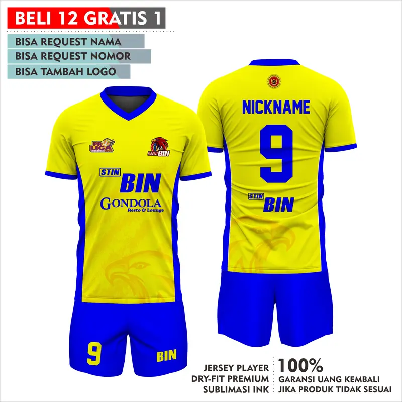 SETELAN JERSEY VOLI STIN BIN JAKARTA PROLIGA 2023 (Free Nama