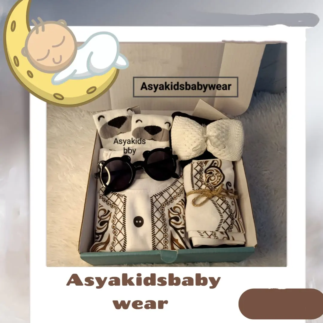 Giftbox set koko bayi Baju unik|baju lucu usia 3-12 bulan