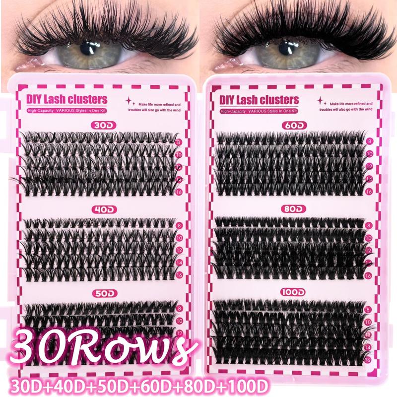 Product Introduction of False Eyelash Kit, 1 Set Including False Eyelashes with Glue, Brush, Tweezers and Makeup Remover, Eye Makeup Enhancement Tool, Cosmetic 7