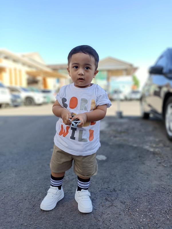 Baju Kaos Anak UNISEX  Laki Laki/perempuan - BORN TO BE WILD - Usia 1 sampai 5thn Combed Perempuan Cotton 6