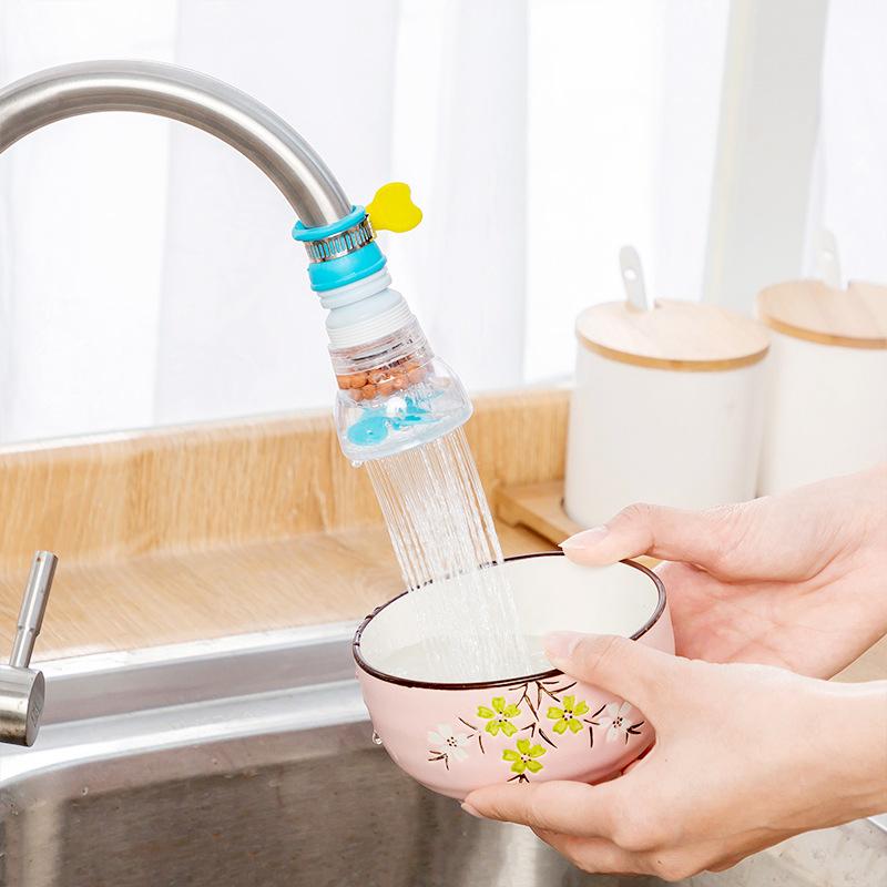 Product Introduction of Combo 6 Vòi Nước Rửa Bát Xoay 360 DLS Đầu Vòi Nước Chống Bắn Nước Có Thể Kéo Dài Đầu Lọc Nước Tại Vòi Tiện Lợi An Toàn Vệ Sinh 1