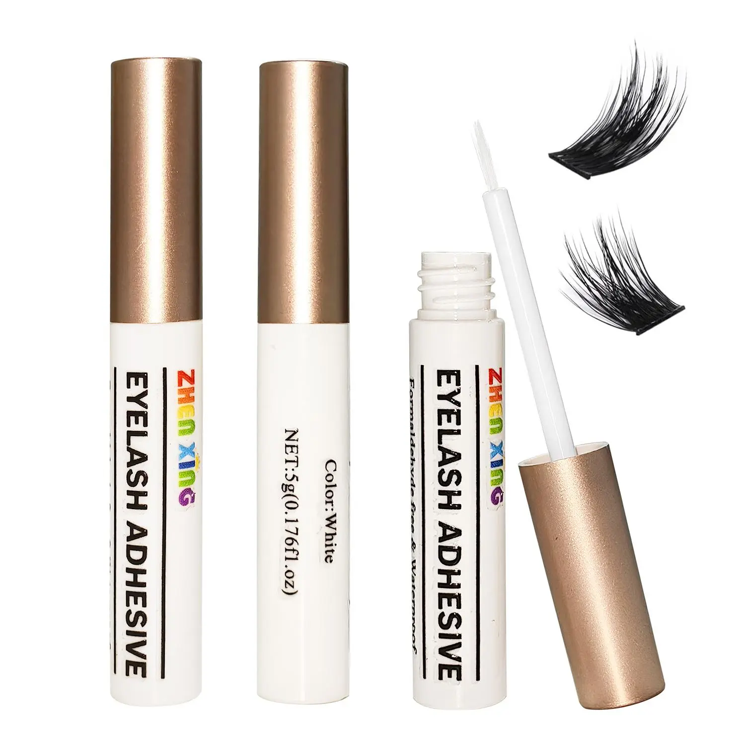 Waterproof Long Lasting Eyelash Glue, 1 Count Quick Dry Eyelash Adhesive, Professional Eye Makeup Tool for Women & Girls