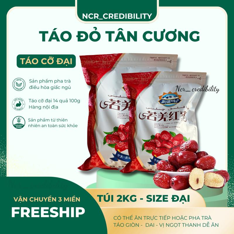  Túi 2kg táo đỏ tân cương  70-80 quả  hàng loại 1 size đại dẻo dai thơm phức 