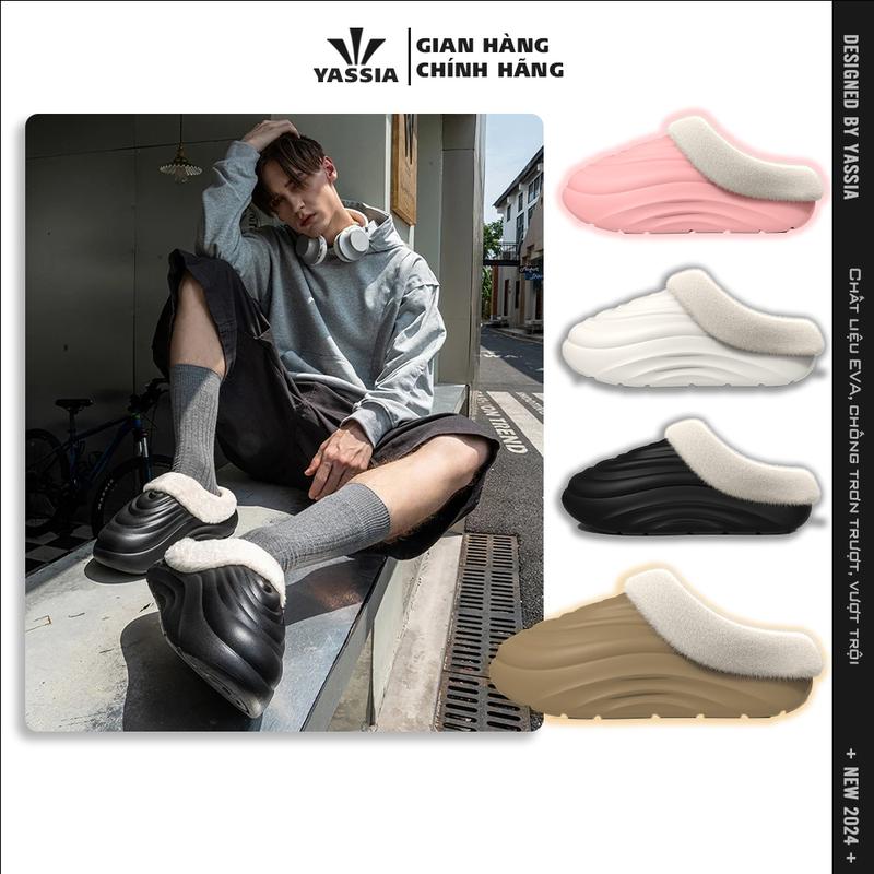 DƯƠNG MINH HẢI - [TĂNG 1 SIZE] DÉP ĐÚC LÓT LÔNG YASSIA WARMSHIP EVA CAO CẤP - ÊM ÁI, GIỮ NHIỆT, SIÊU BỀN - YASSIA OFFICIAL