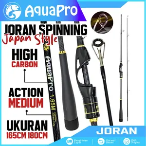 AquaPro Joran Pancing Spinning High Carbon Japan Style Medium Action Ring Original Guide Anti Karat