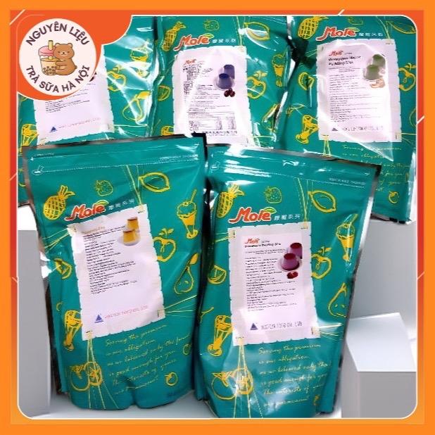 Bột Thạch Pudding Mole Đài Loan Đủ Vị. Hương Khoai Môn Trứng Chocolate Phô Mai Gói 1kg Hữu cơ Food Socola Thức Ăn Ăn Vặt Snack