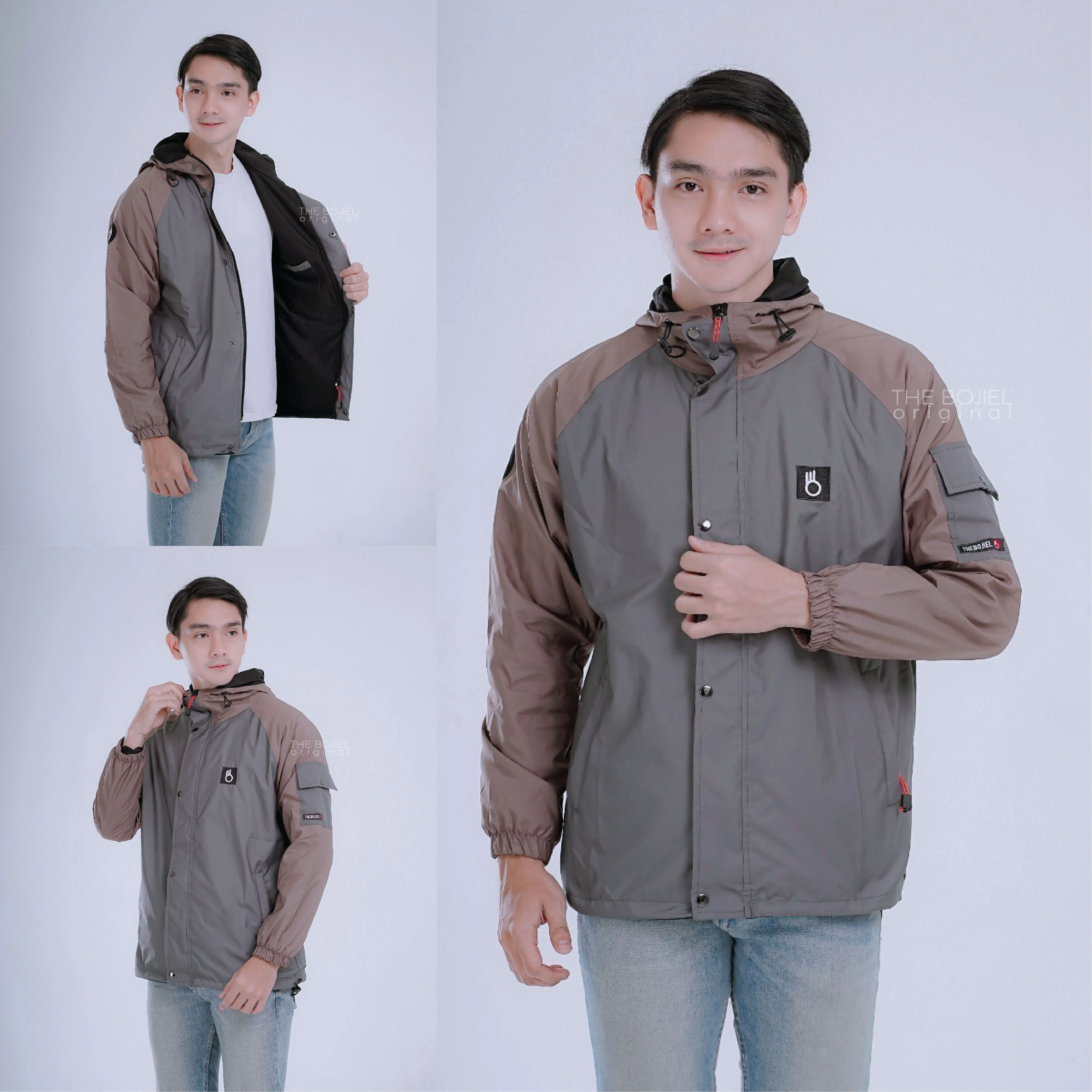 Jaket Parasut Pria Wanita Waterproof Windbreaker Original Distro The Bojiel