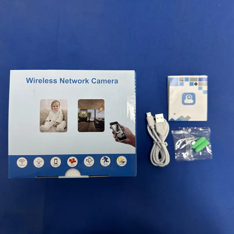 Wireless Light Bulb Camera Security for Summer, HD 3MP Motion Sensor Home Security Camera, 2-way Audio & Night Vision Wireless Security Camera 5