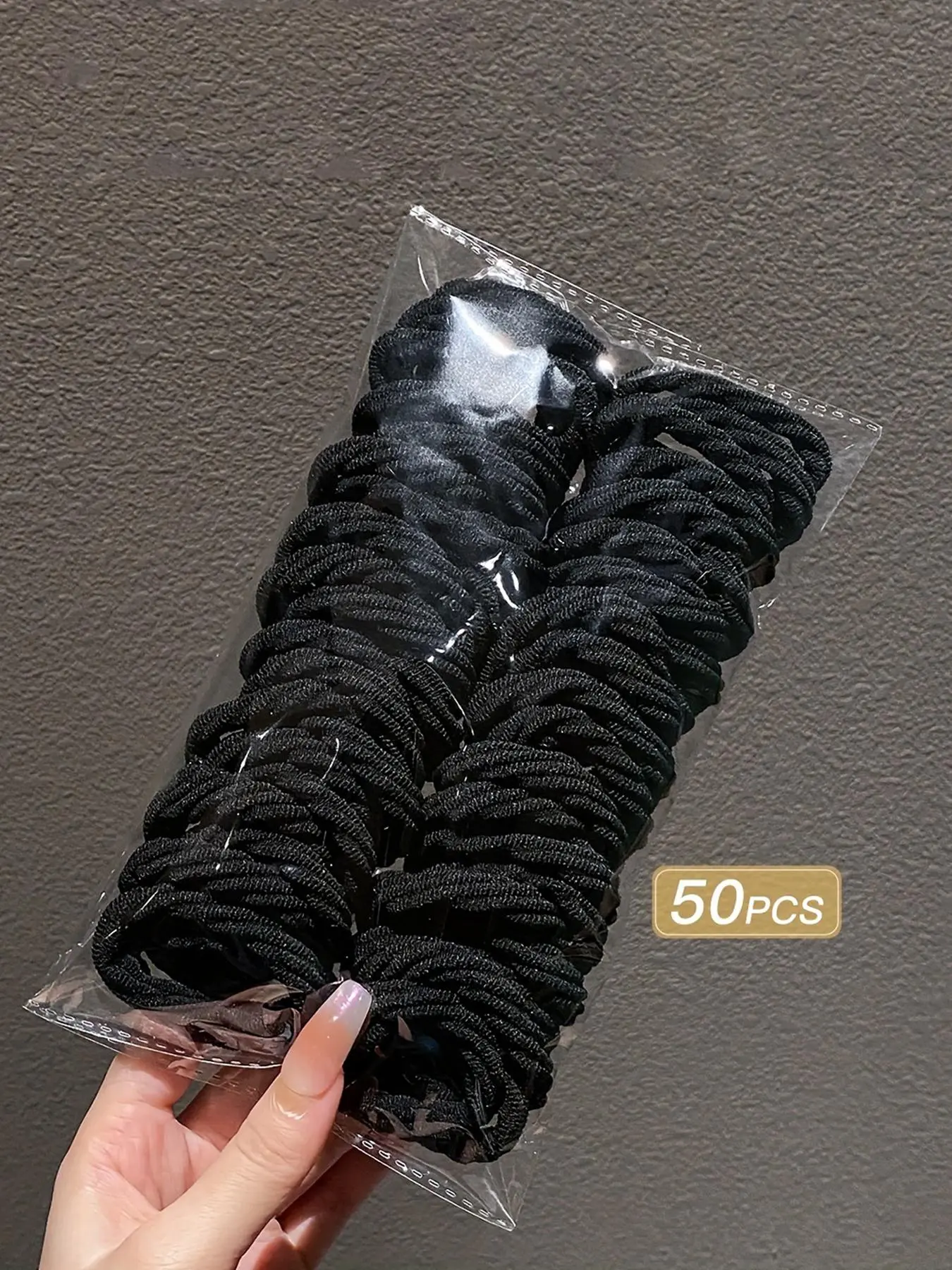 Simple Plain High Elastic Hair Tie, Casual Versatile Hair Accessories for Women, Minimalist Ponytail Holder for Daily Use, Rubber Bands