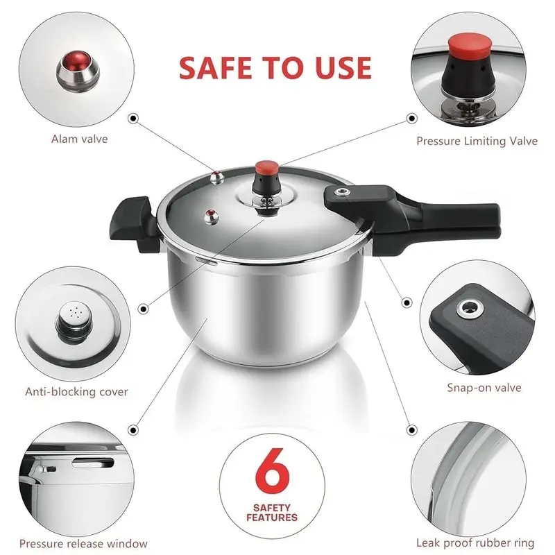 MOEGEN Presto Stainless Steel 4 Liter Pressure Cooker 1