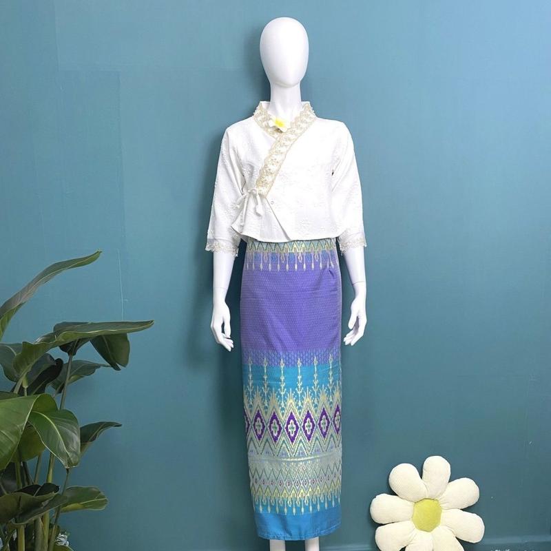 Product Introduction of 2024 Summer new Chinese style clothing fashion WOMEN'S wear set traditional long dress 9