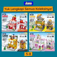 Gambar Mainan Balok Juno 8537-8 | Cake Shop Building Street View - 8 Cake Shop dari Juno Toys_NEW Kota Surabaya 4 Tokopedia