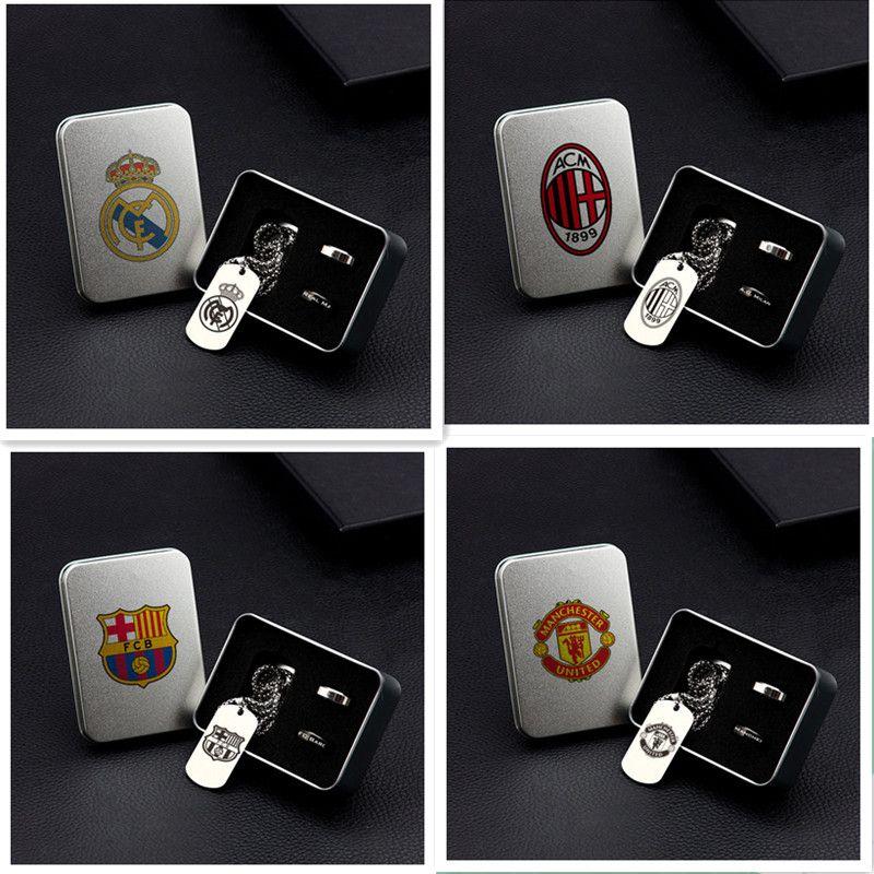 Product Introduction of European Football Five Major Leagues Club Classic Fan Merchandise Real Madrid Manchester United AC Milan Souvenir Gift Box FashionExperienceHall 2