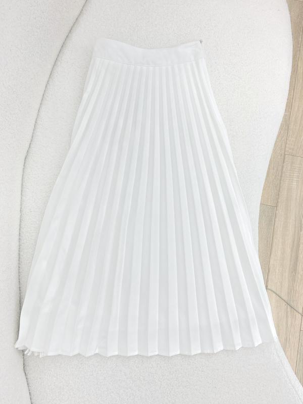 Chân váy Nữ (KHÔNG KÈM ÁO) thiết kế NHẬT VY BOUTIQUE dáng dài dập ly bigsize 2 lớp khoá kéo phía sau chất lụa hàn quốc  phù hợp công sở đi chơi ăn cưới  - D2719 chân  ngắn  boutique