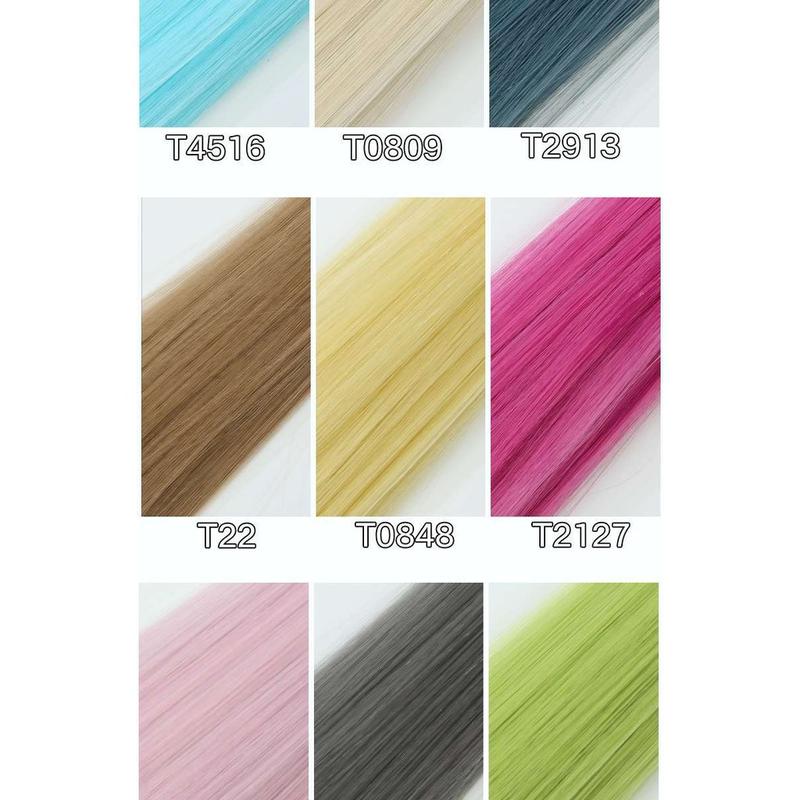 Product Introduction of Sợi Tóc Tổng Hợp, Nhiều Màu, Dài 120cm, Sợi Tóc Nhiều Màu, Tóc Nối, Sợi Tóc Sợi Chịu Nhiệt Độ Cao, Thích Hợp Cho Cosplay Và Tóc Giả Cho Bé Gái, Tóc Đầy Màu Sắc, Bán Lẻ 11