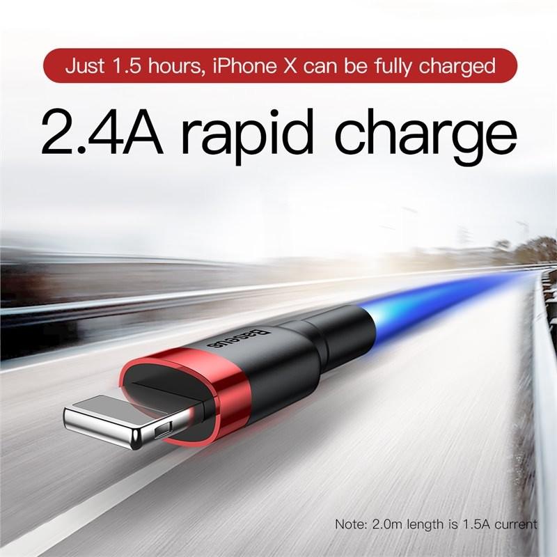 Product Introduction of Baseus Kabel Data iPhone Cafule Cable for Lightning 2.4A 1