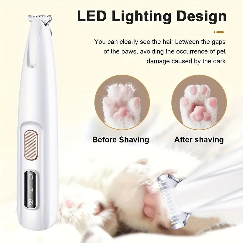 Rechargeable Pet Hair Trimmer, Multifunctional Pet Hair Shaver, Pet Grooming Tool for Dogs & Cats, Dog & Cat Grooming Supplies 5