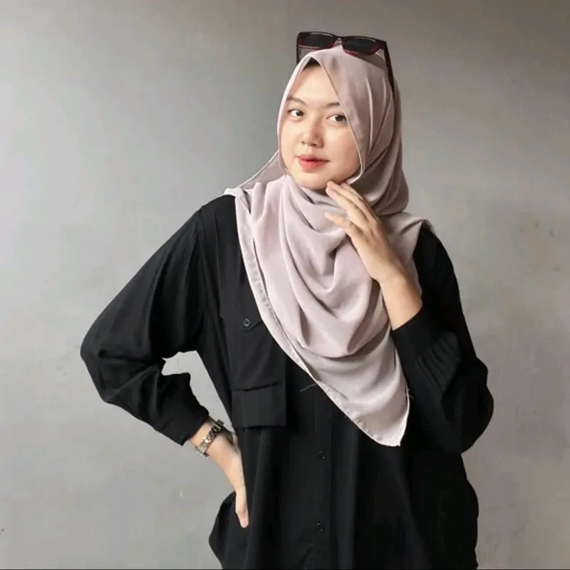 MAN.DEH MARWAH SHIRT Rayon Kemeja Wanita Oversize Hijab & Non Hijab Polos 4