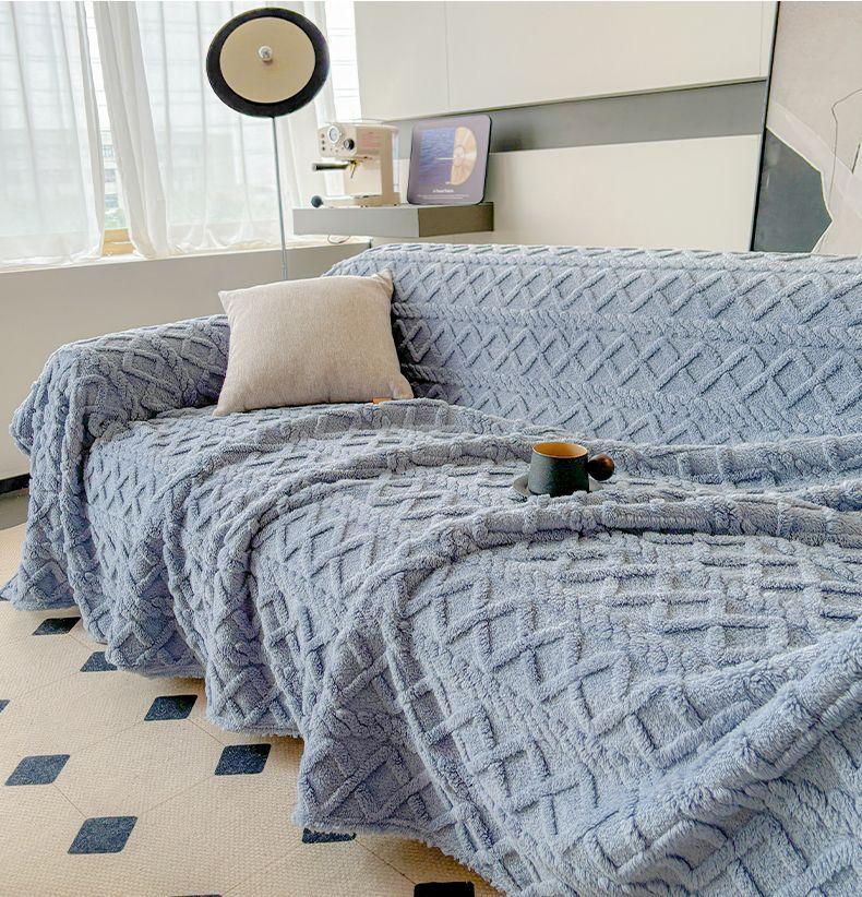 Product Introduction of [ 28k People Collection] Anti-Cat Scratch Sofa Cover Cloth, Internet Celebrity, All-Season Non-Slip Sofa Towel, Full-Coverage Luxury Blanket 9