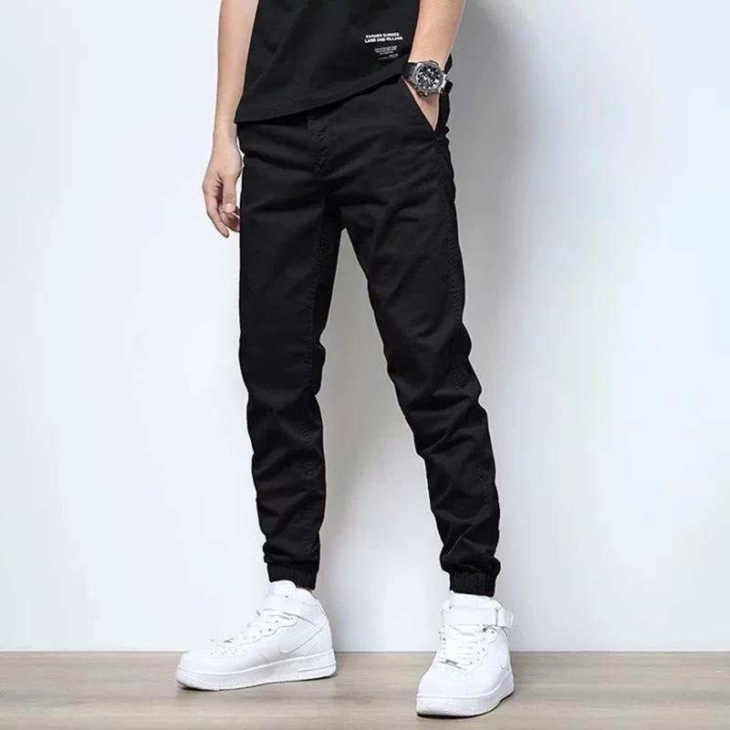 Jogger Kaki Co Giãn Nhẹ_Lưng Thun Dây Rút Bo Gấu Kiểu Dáng Trẻ Trung Năng Động_Unisex - Phong cách Hàn Quốc Tập Gym Sport Tập Thể Dục Quần Kaki Nam pants joggers