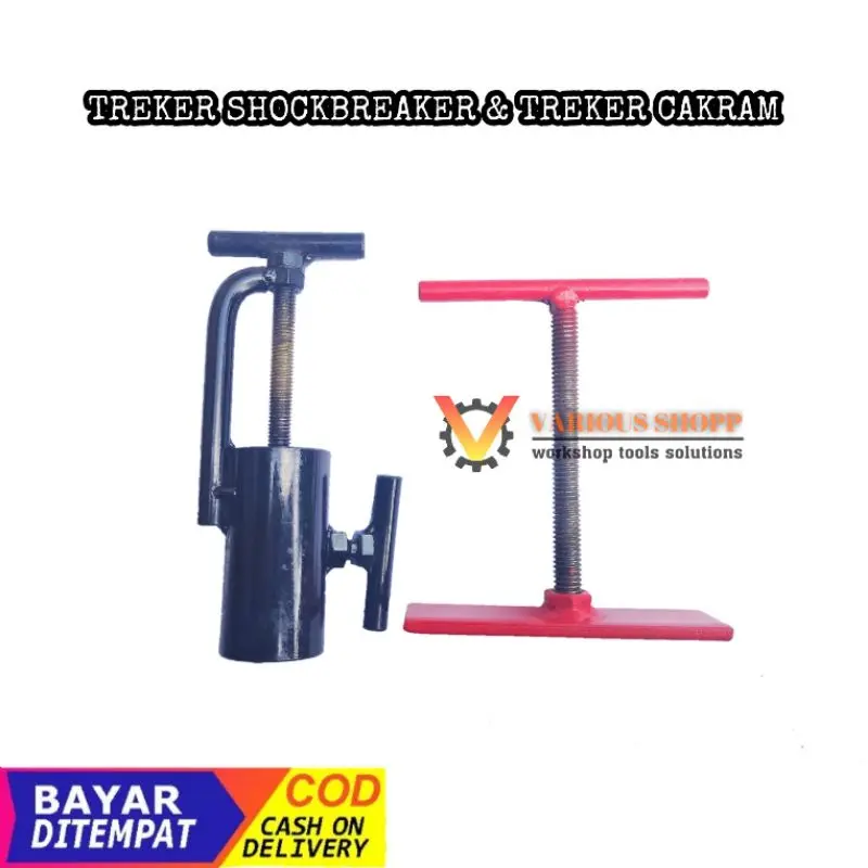 Paket Hemat Treker Shockbreaker Depan & Treker Cakram Alat Penekan Piston Rem - Produk Original - Car