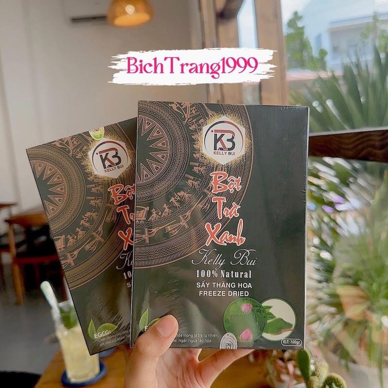 2 Trà Xanh kellybui Gói Tự nhiên Không đường