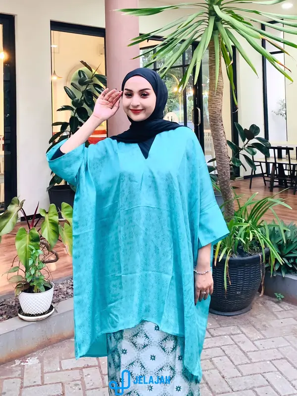 KAFTAN ARUN || VISCOS ADEM PREMIUM Nyaman Batik Gamis Tunik Wanita Muslim 2