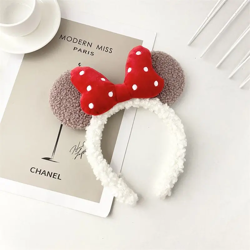 BD055 BANDO BULU MOTIF PITA  MINNIE MOUSE LUCU BANDO FASHION LUCU 6