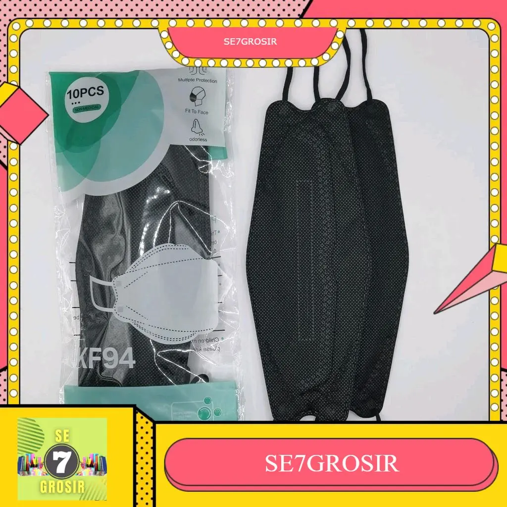 MASKER KF94 3D lokal bukan impor,  bahan bagus